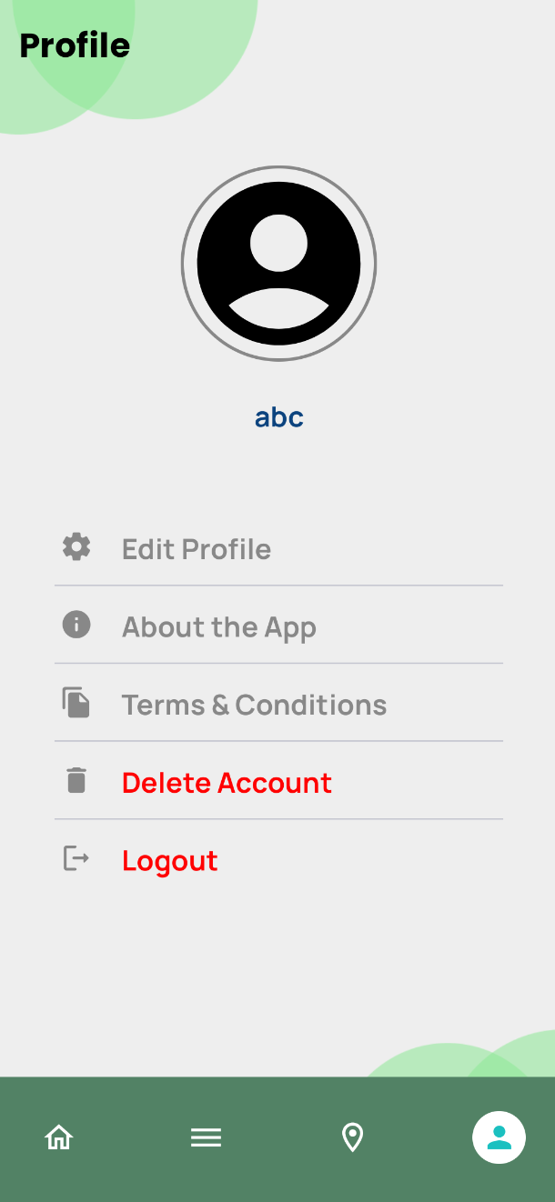 Settings Page